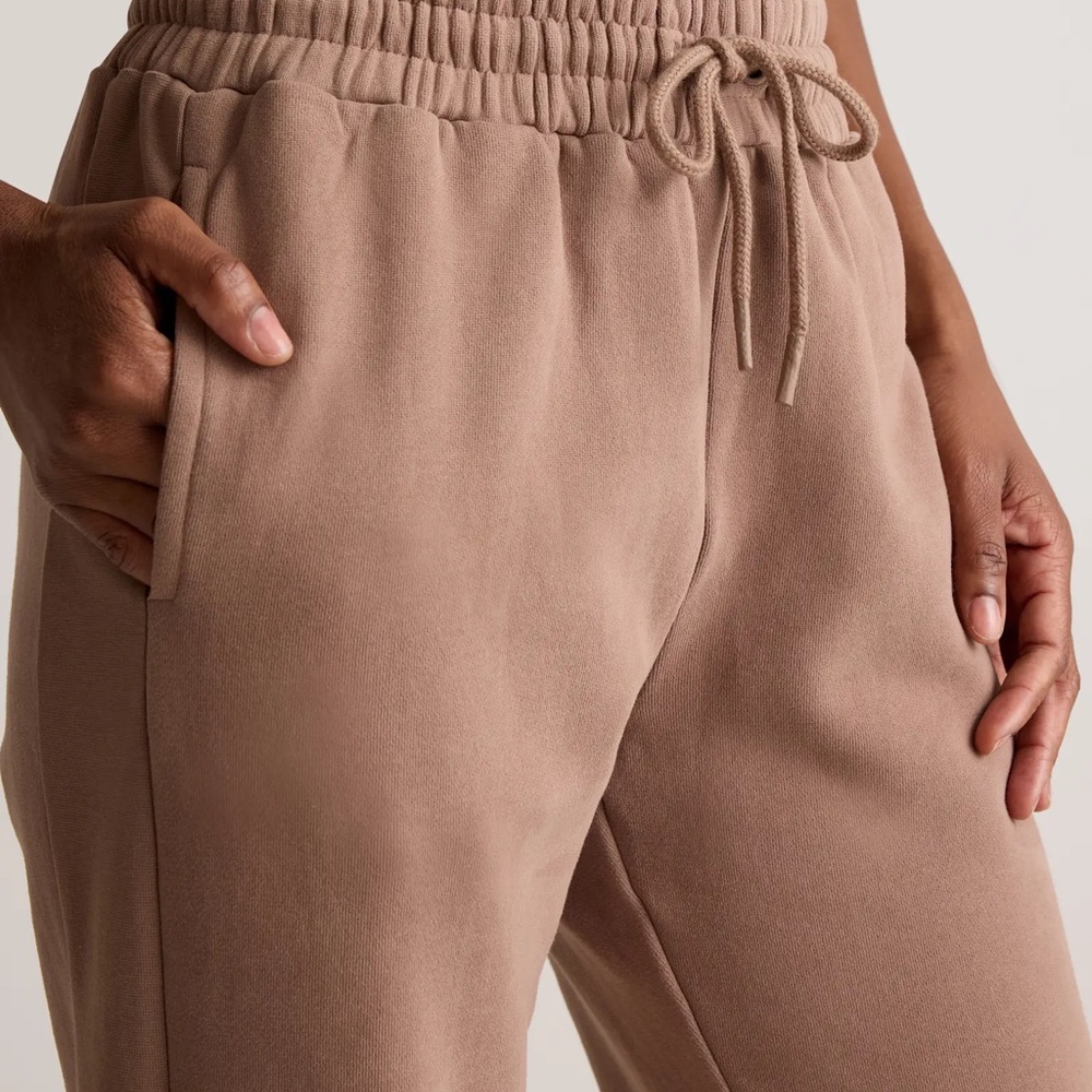 Quince Organic Heavyweight Fleece Boyfriend Sweatpants size S - Picture 3 of 5